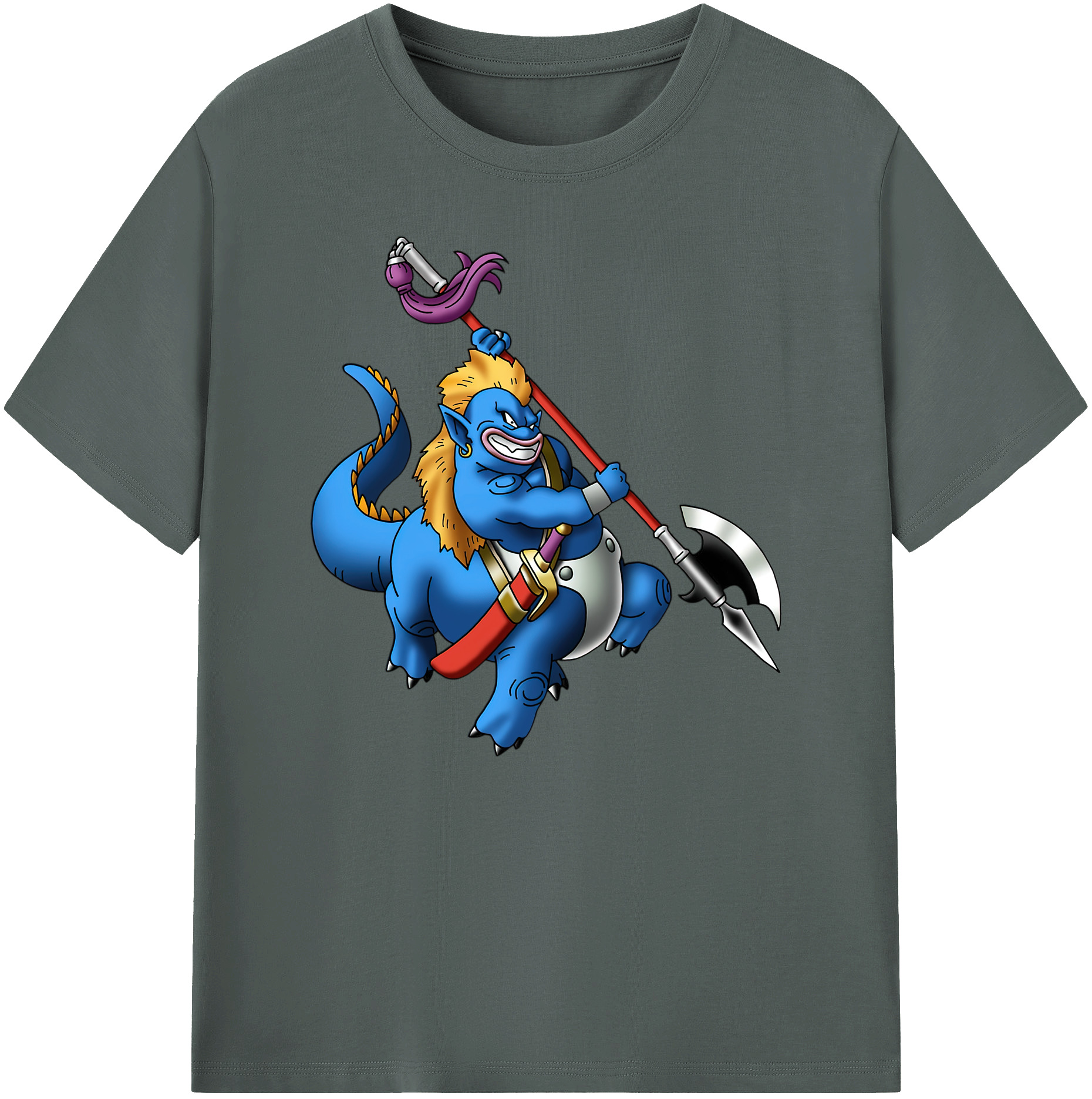 （画像用） ドラゴンクエスト Doragon Kuesuto Dragon Quest 綿100％ メンズ半袖Tシャツ｜肌触りやわらか＆通気性
